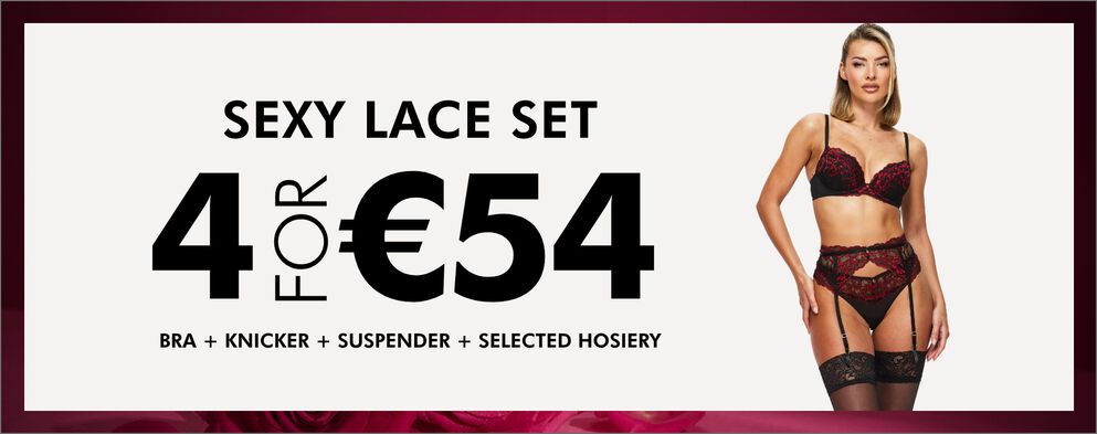 Sexy Lace Set - 4 for &euro;54