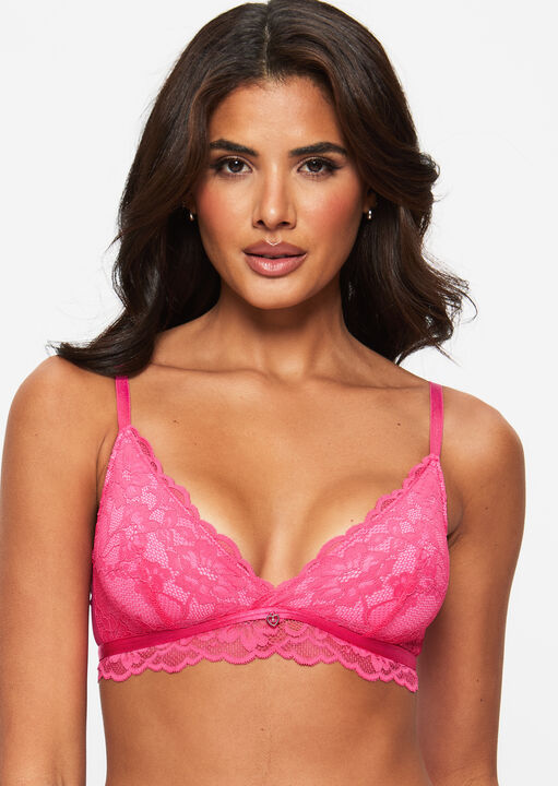 Sexy Lace Non Padded Bralette image number 0.0