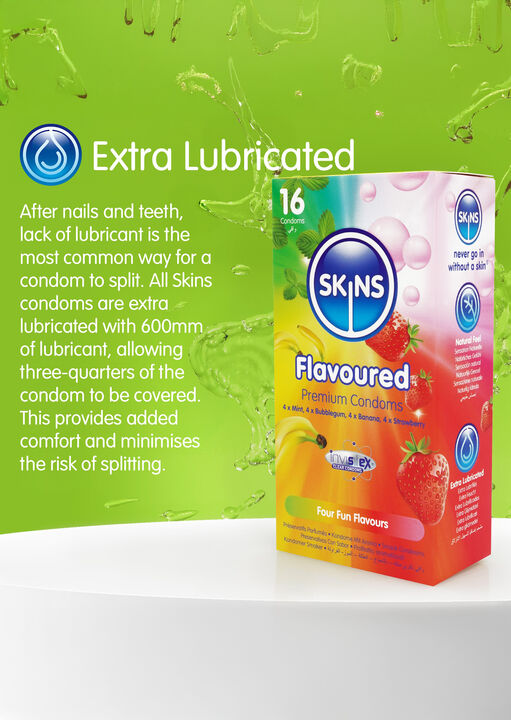 Skins Condoms Flavours 16 Pack image number 4.0