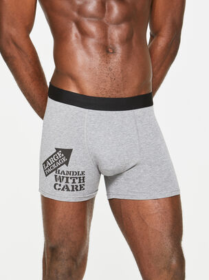 Large Package, Handle With Care Boxer