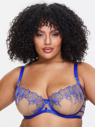Incensing Non Padded Fuller Bust Balcony Bra
