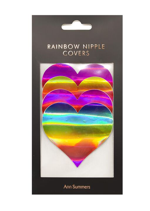 Rainbow Nipple Covers 2 Pack image number 3.0