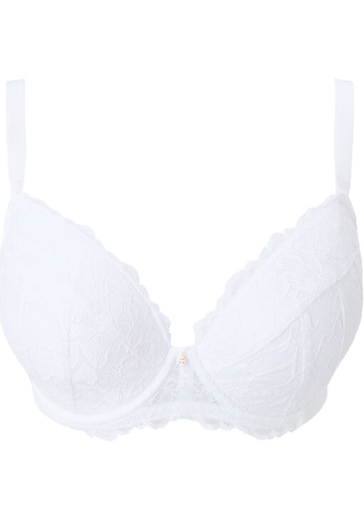 Sexy Lace Padded Balcony Bra image number 8.0