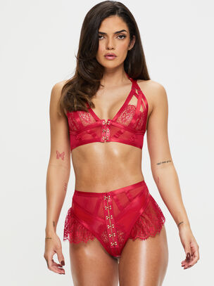 Exuberant Crotchless Set