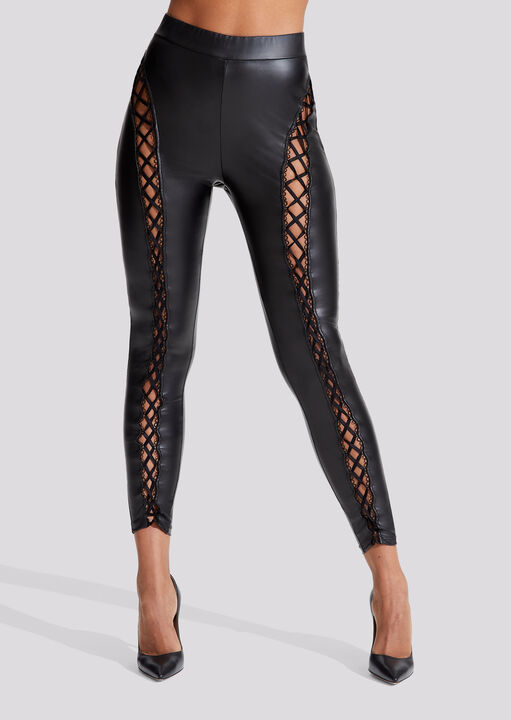 The Front Lace Up Leggings image number 0.0
