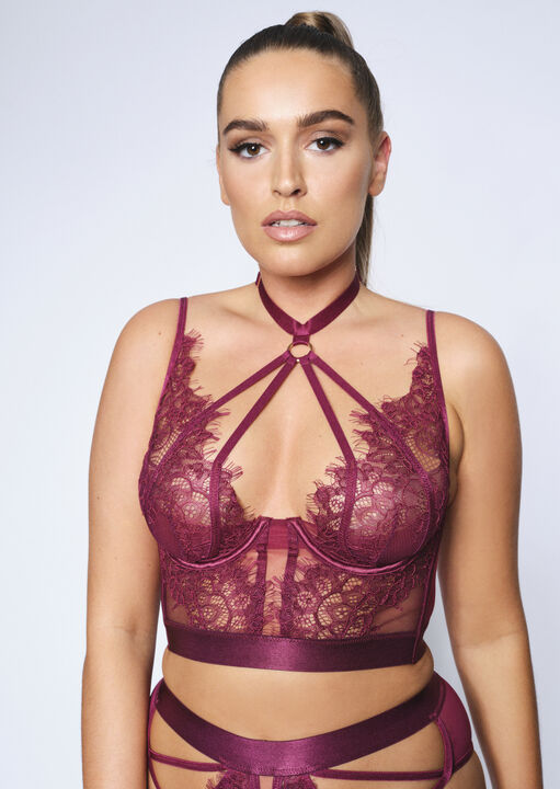 The Heartracer Longline Non Padded Bra image number 1.0