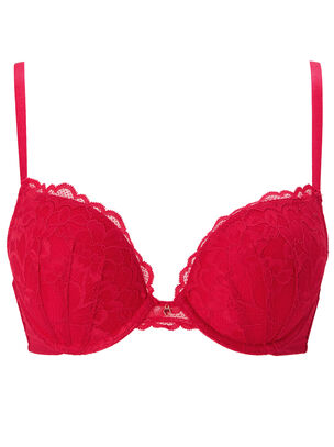 Sexy Lace Padded Plunge Bra - Pack of 2 - Multi