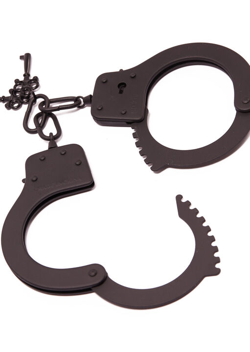 Matte Metal Handcuffs image number 1.0