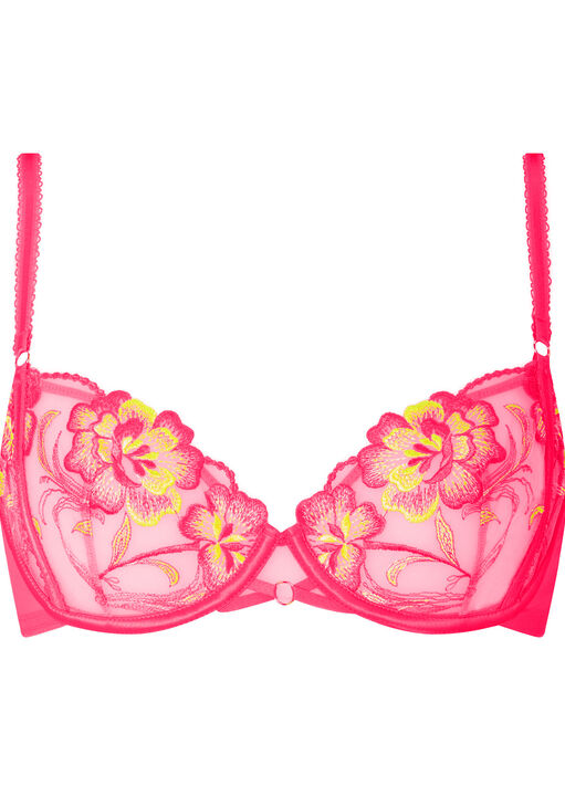 Tropical Oasis Non Padded Plunge Bra image number 5.0