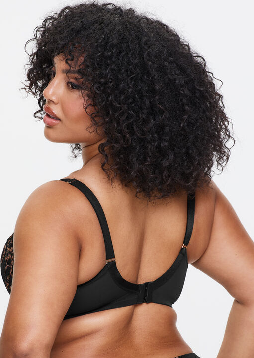 Sexy Lace Padded Plunge Bra image number 7.0