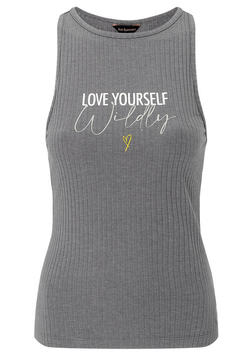 Love Yourself Wildly Ribbed Cami Top image number 3.0