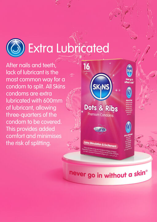 Skins Condoms Dots & Ribs 16 Pack image number 5.0