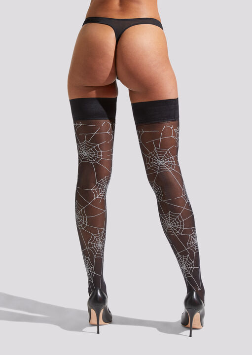 Lace Top Hold Ups image number 1.0