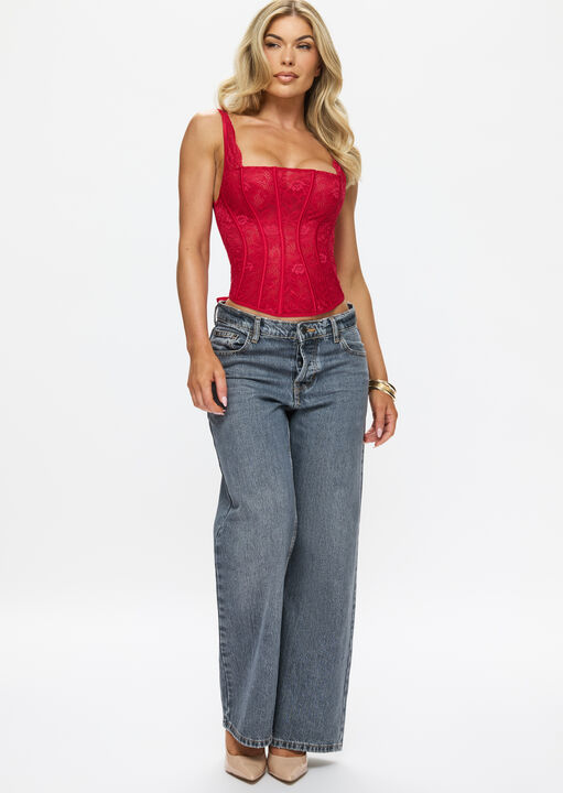 Modern Muse Lace Corset Top image number 6.0