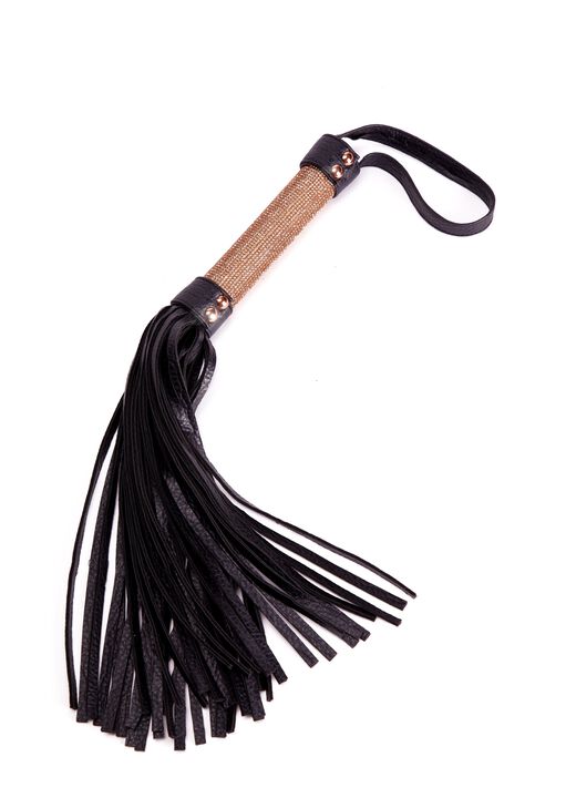 Parlour Faux Leather Diamante Flogger image number 0.0
