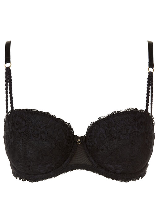 Sexy Lace Balcony Bra  image number 2.0