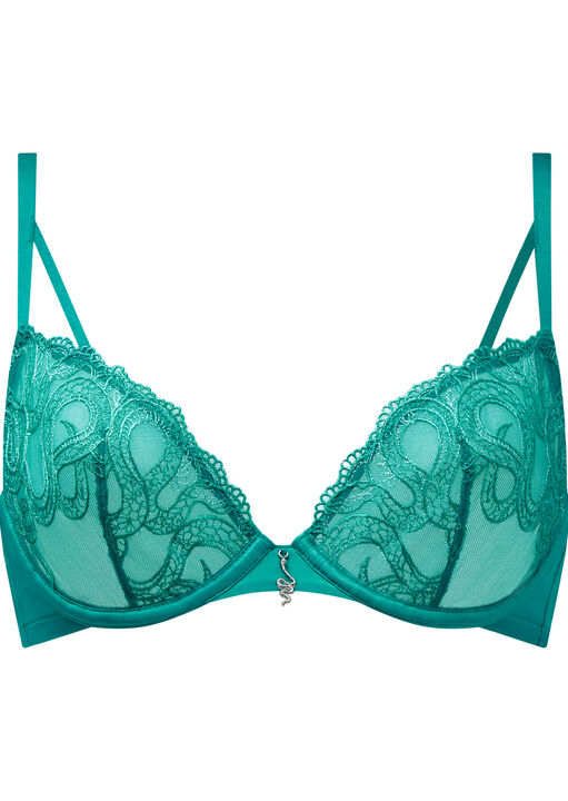 Entangled Non Padded Plunge Bra image number 4.0