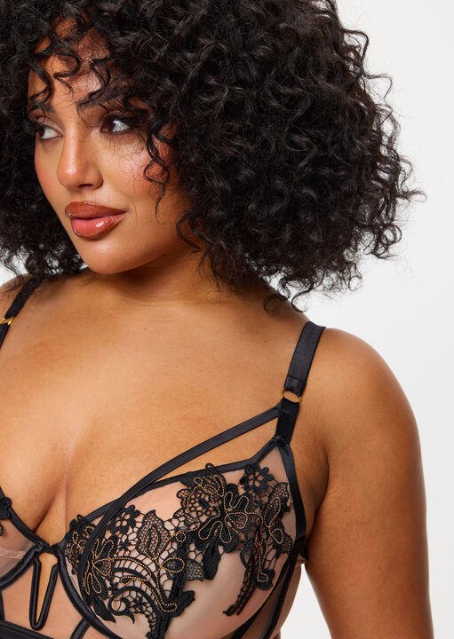 Enticement Non Padded Plunge Bra image number 4.0