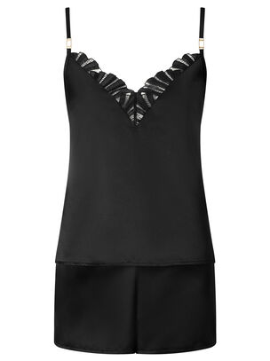 Isabella Cami Set - Black