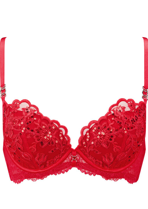 The Icon Padded Plunge Bra image number 7.0