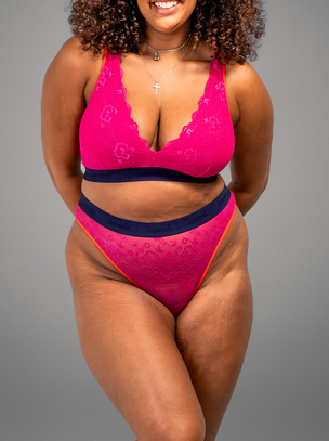 Trilogy Fuller Cup Bralette - Pink