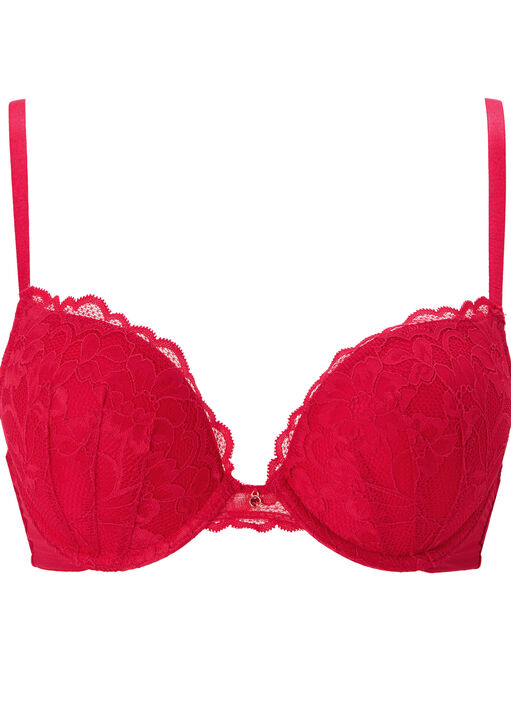 Sexy Lace Padded Plunge Bra - Pack of 2 image number 0.0