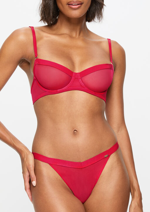 Zadie Non Pad Balcony Bra image number 0.0