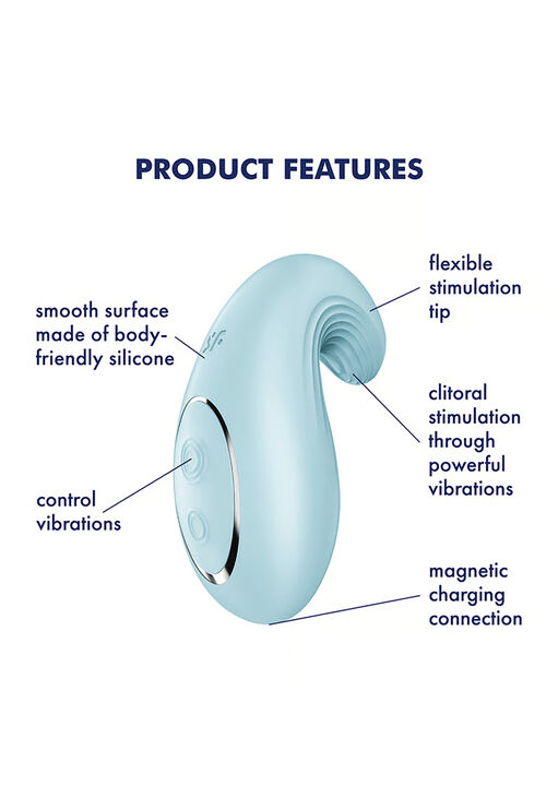 Satisfyer Dipping Delight Dual Motor Lay-On Vibrator image number 1.0