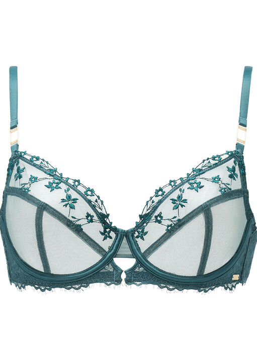 Knickerbox Hallie Embroidered Non Padded Balcony Bra image number 8.0