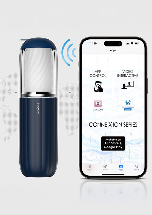 Svakom Alex Neo 2 App Controlled Thrusting Masturbator image number 1.0