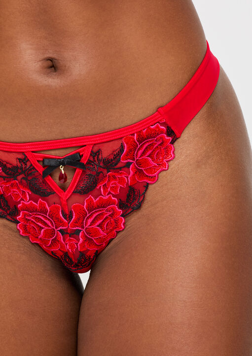 Roses Are Red Thong image number 3.0