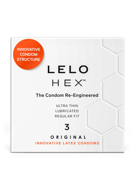 LELO Hex Condoms Original - 3 Pack image number 0.0