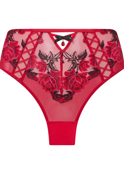 Roses Are Red High Waisted Brazilian image number 5.0