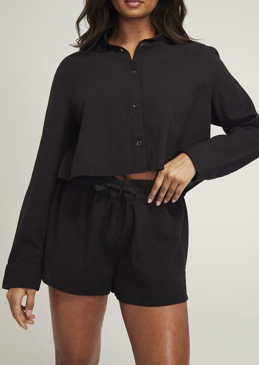 Sleep Cropped Shirt image number 0.0
