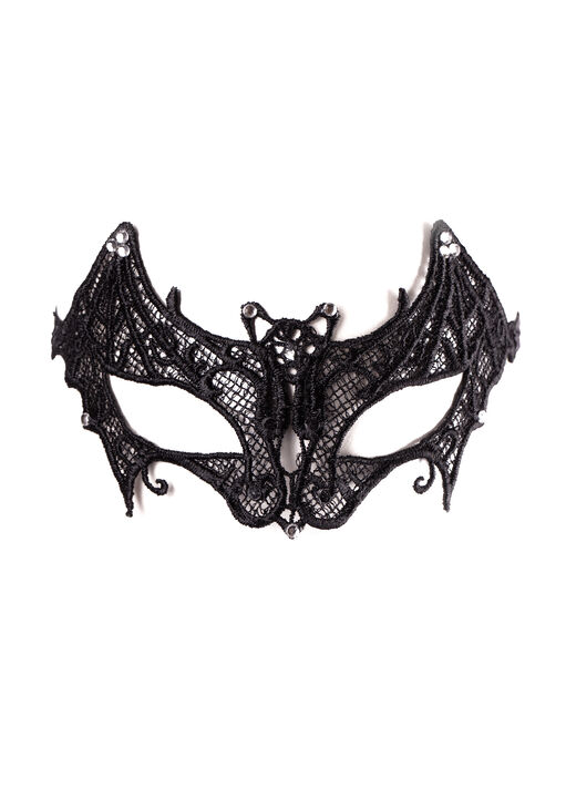 Guipure Lace Bat Wing Eyemask image number 3.0