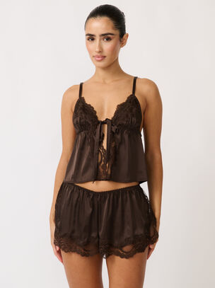 Madeline Cami Top - Brown
