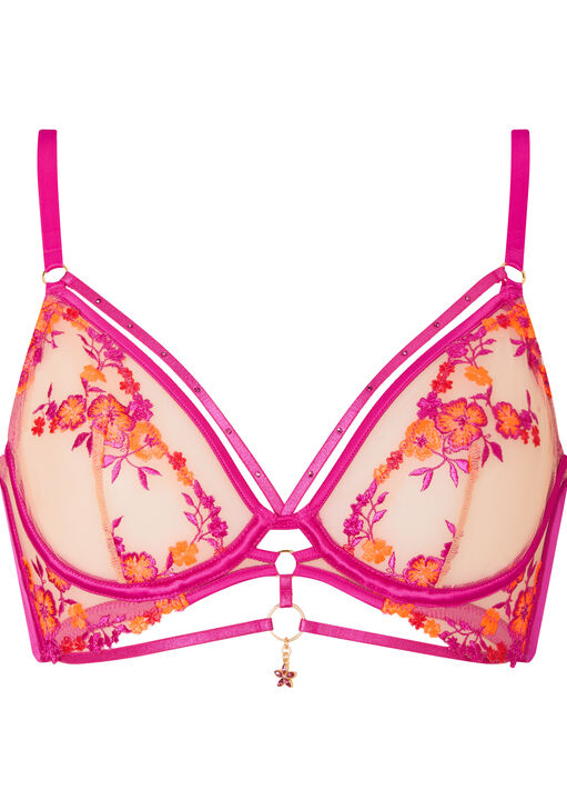 Tropical Tease Non Padded Plunge Bra image number 5.0