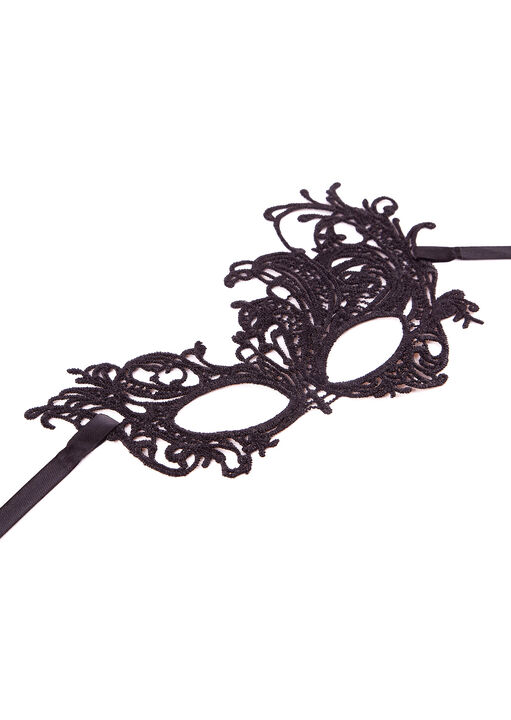 Guipure Lace Reversible Masquerade Eyemask image number 7.0