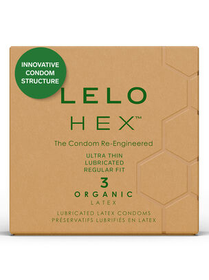 LELO Hex Condoms Organic - 3 Pack