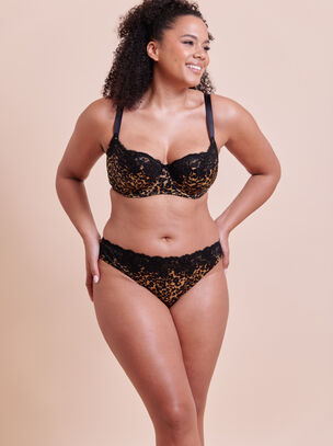 Boost Lace Balcony Bra - Multi