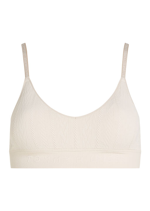 Logo Seamless Triangle Bra image number 3.0