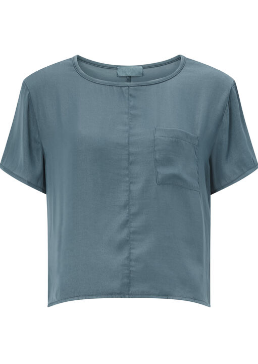 Raye Satin Jersey T-Shirt image number 8.0