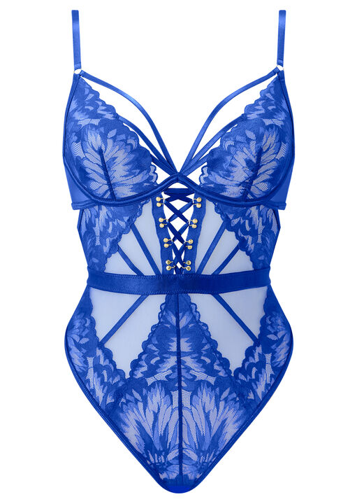 Radiant Desires Lace Crotchless Lingerie Body image number 5.0