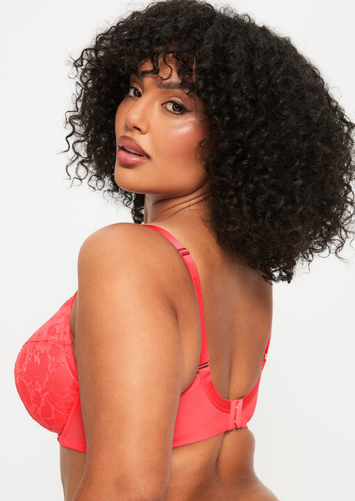 Sexy Lace Padded Plunge Bra image number 5.0