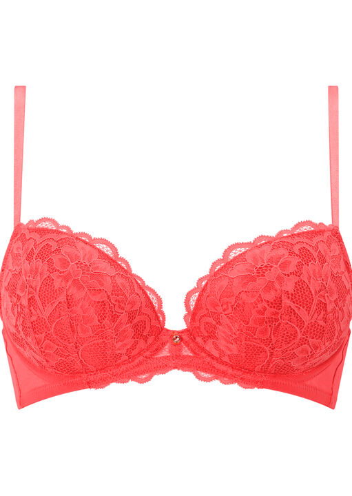 Sexy Lace Padded Plunge Bra image number 8.0