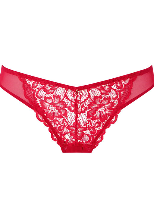 Sexy Lace Crotchless Brazilian Knickers image number 4.0