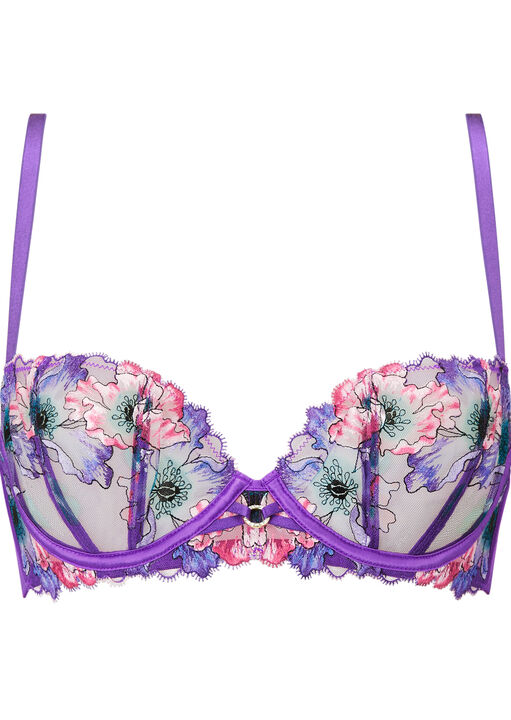 Wildflower Non Padded Plunge Bra image number 5.0