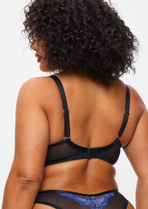 Nightfall Fuller Bust Padded Plunge Bra image number 3.0