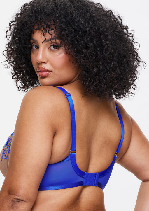 Incensing Non Padded Fuller Bust Balcony Bra image number 3.0