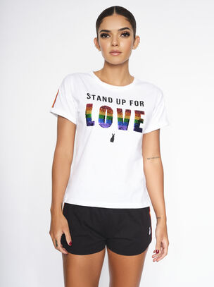 Stand Up For Love Tee & Short Set 